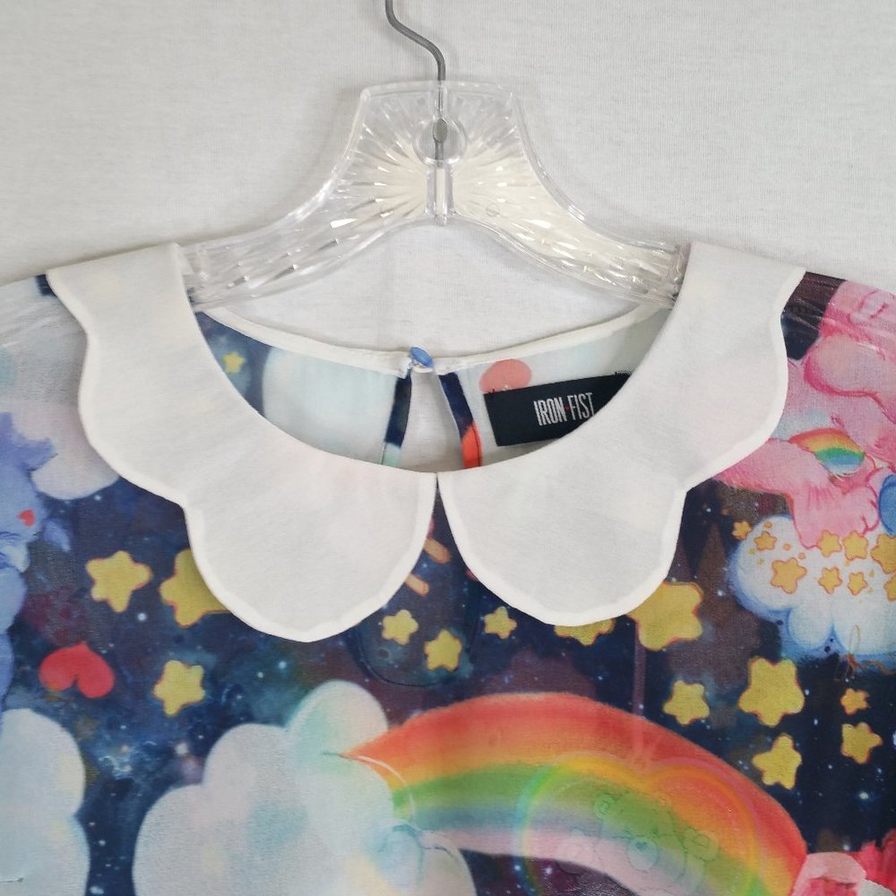 🚨SOLD🚨 Modcloth Care Bear Shirt by Iron Fist S - Picture 3 of 8